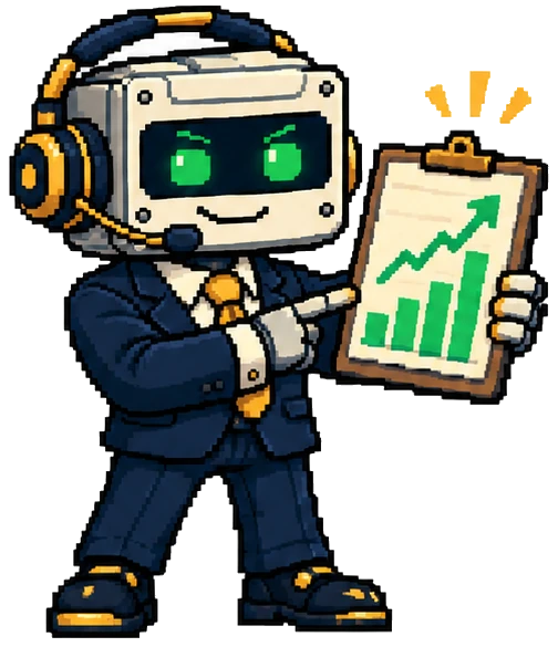 the broker shows the chart